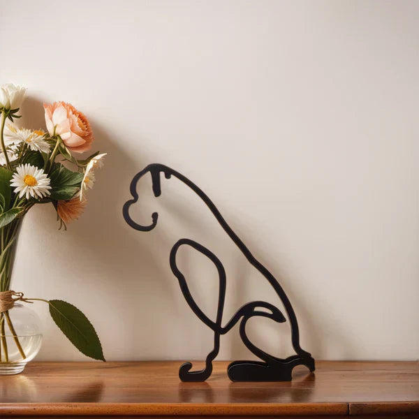 CanineArt – Abstrakta Hundstatyer med Konstnärlig Design