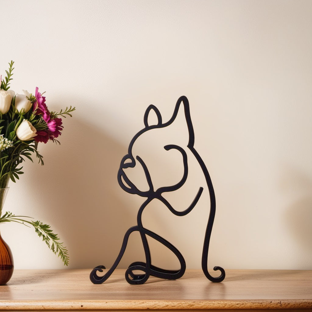 CanineArt – Abstrakta Hundstatyer med Konstnärlig Design