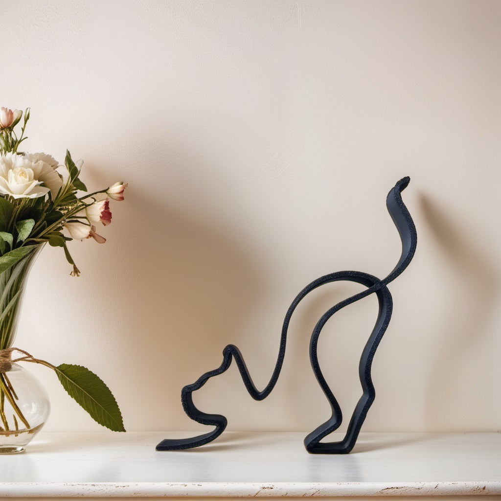 CanineArt – Abstrakta Hundstatyer med Konstnärlig Design