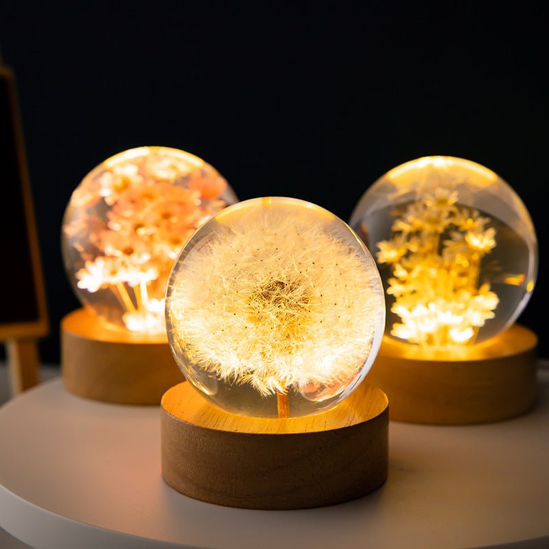 CrystalGlow Bordslampa