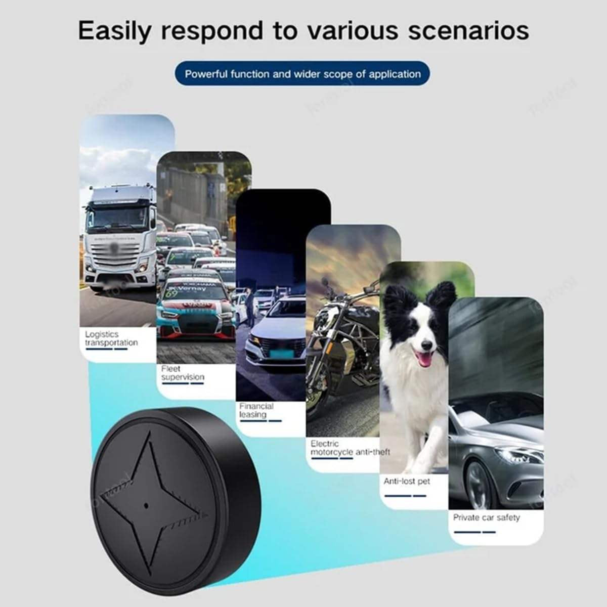 Mini GPS Tracker med Stark Magnet – Realtidsspårning för Fordon, Värdesaker & Trygghet
