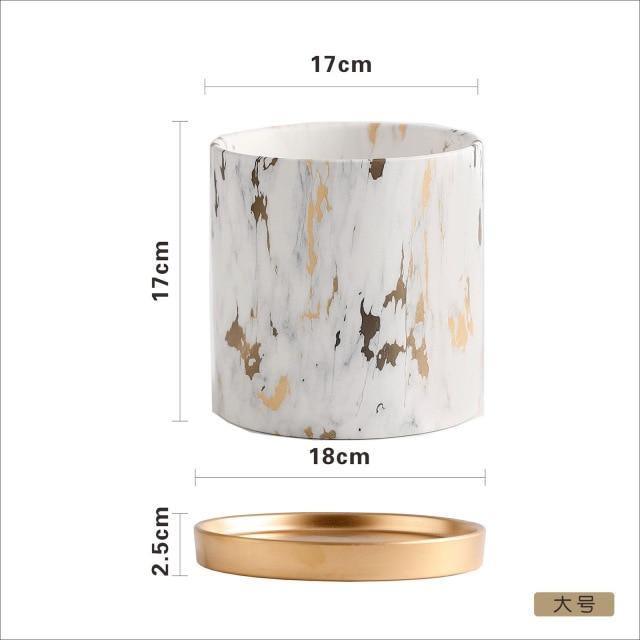 GoldenLab – Lyxig Planteringskollektion i Geometrisk Design