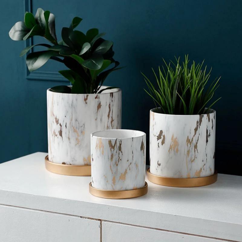 GoldenLab – Lyxig Planteringskollektion i Geometrisk Design