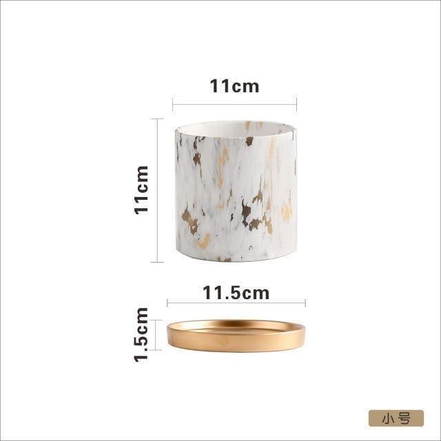 GoldenLab – Lyxig Planteringskollektion i Geometrisk Design