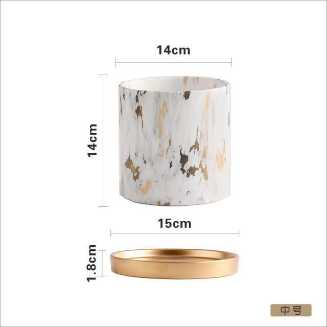 GoldenLab – Lyxig Planteringskollektion i Geometrisk Design