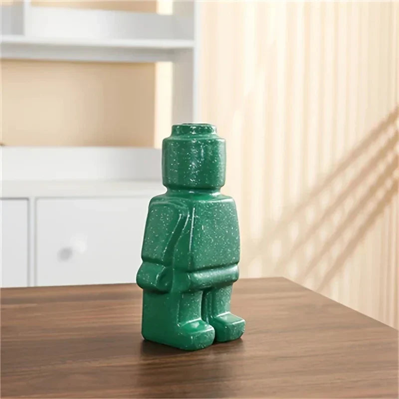 BrickVase – Keramisk Vas med Lekfull Design
