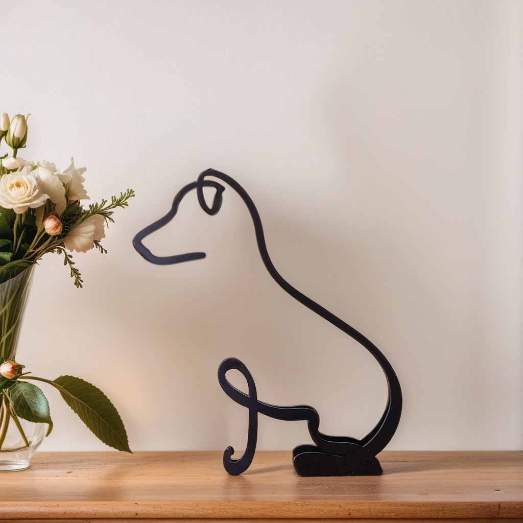 CanineArt – Abstrakta Hundstatyer med Konstnärlig Design