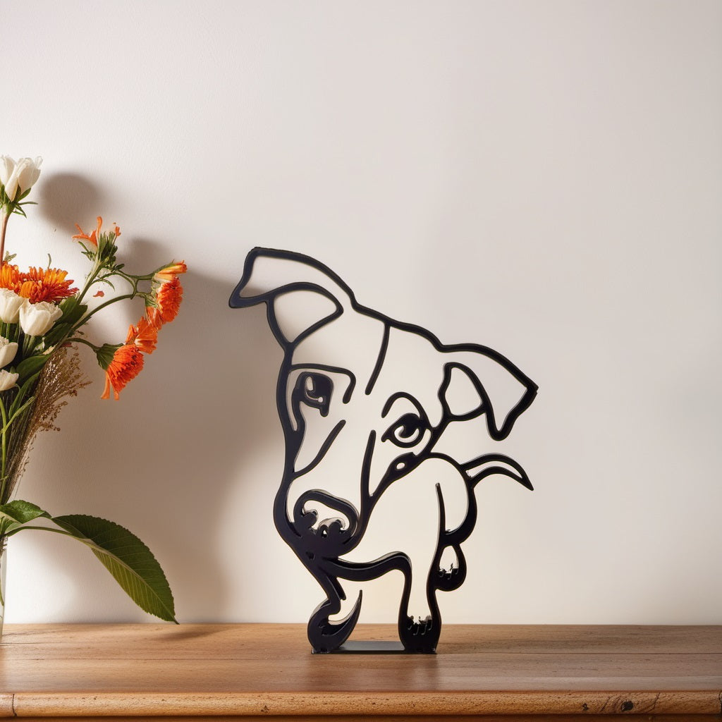 CanineArt – Abstrakta Hundstatyer med Konstnärlig Design