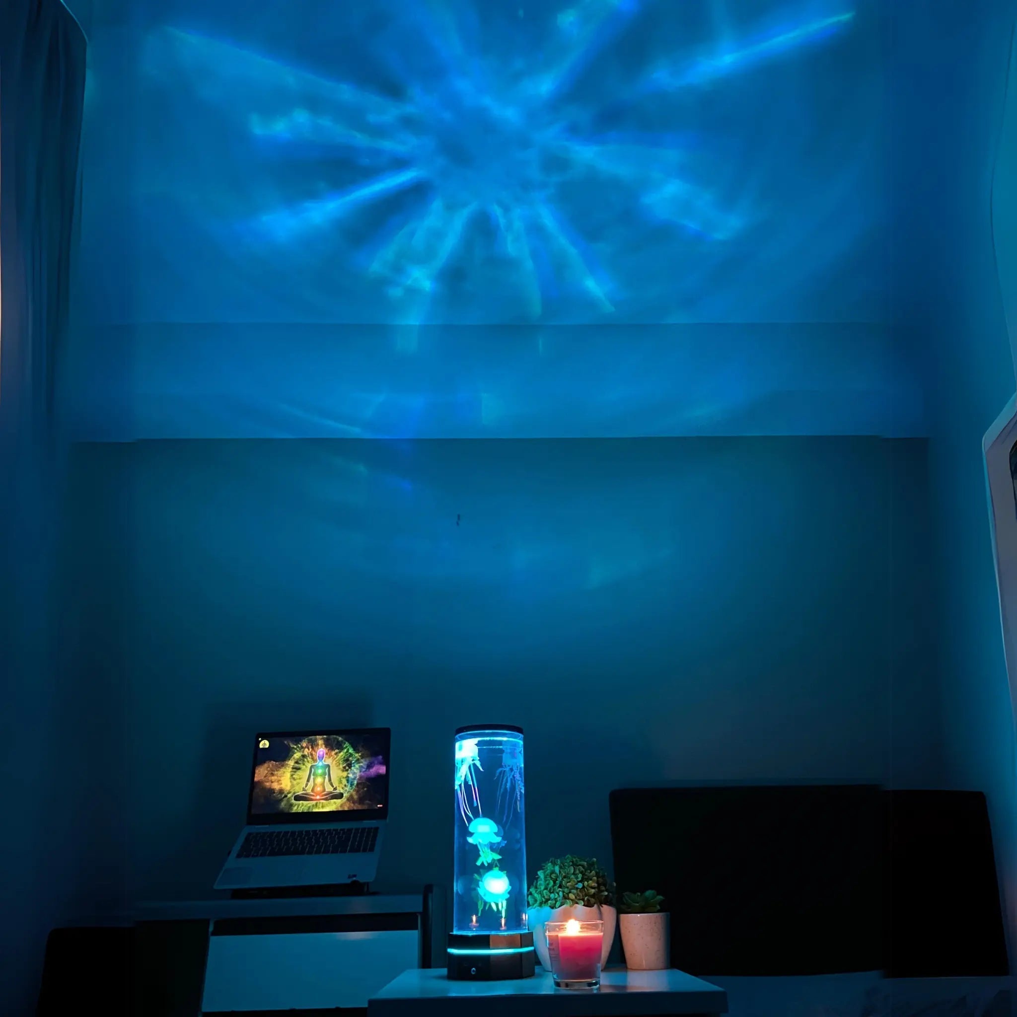JellyWave – Rörlig Manetlampa för Magisk Atmosfär