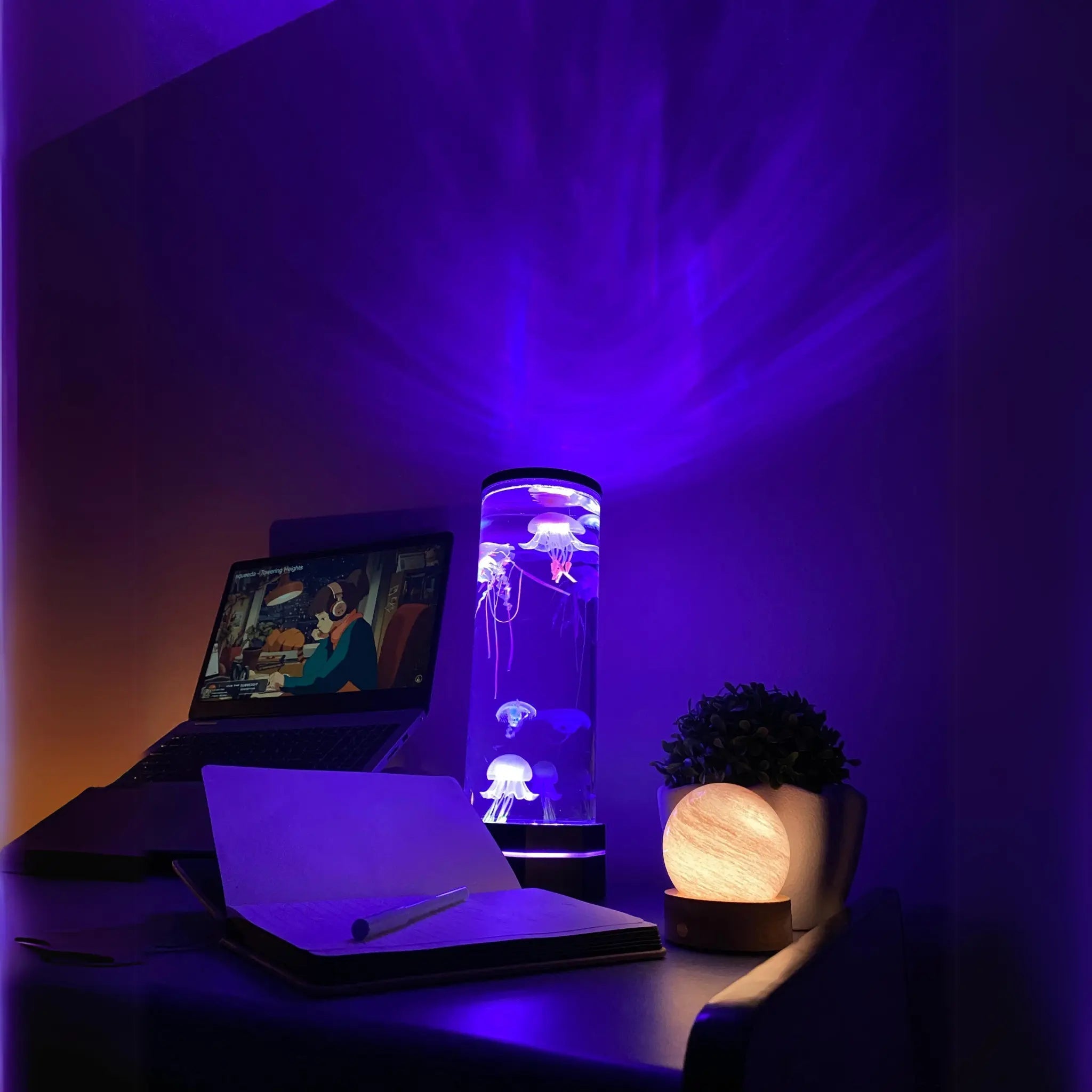 JellyWave – Rörlig Manetlampa för Magisk Atmosfär