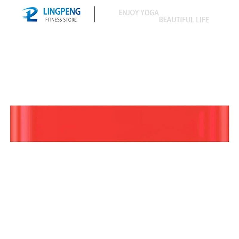 Resistance Band Set – 5 Nivåer, Ekologiskt Naturgummi, För Styrketräning