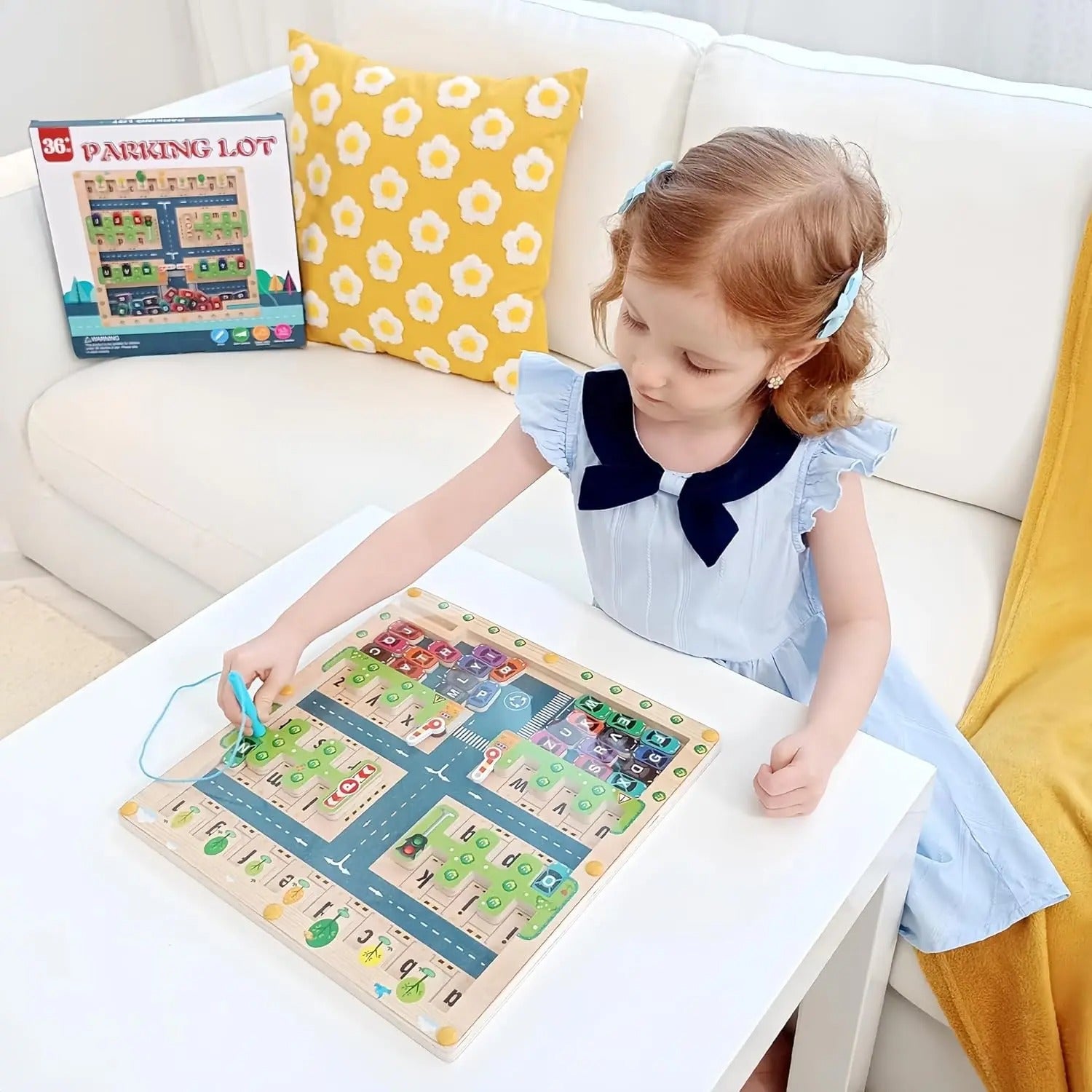 Montessori Magnetisk Alfabet Labyrint