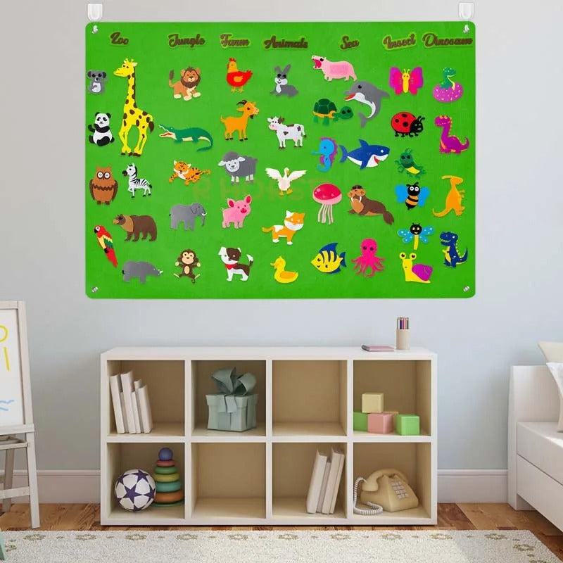 StoryPlay™ – Interaktiv Filtbräda för Barn - Kreativ Lek & Lärande