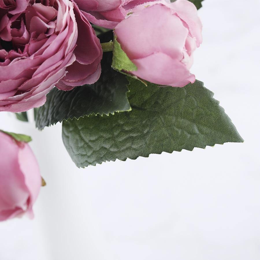 FauxPaeonia – 9-delade Konstgjorda Pioner i Siden