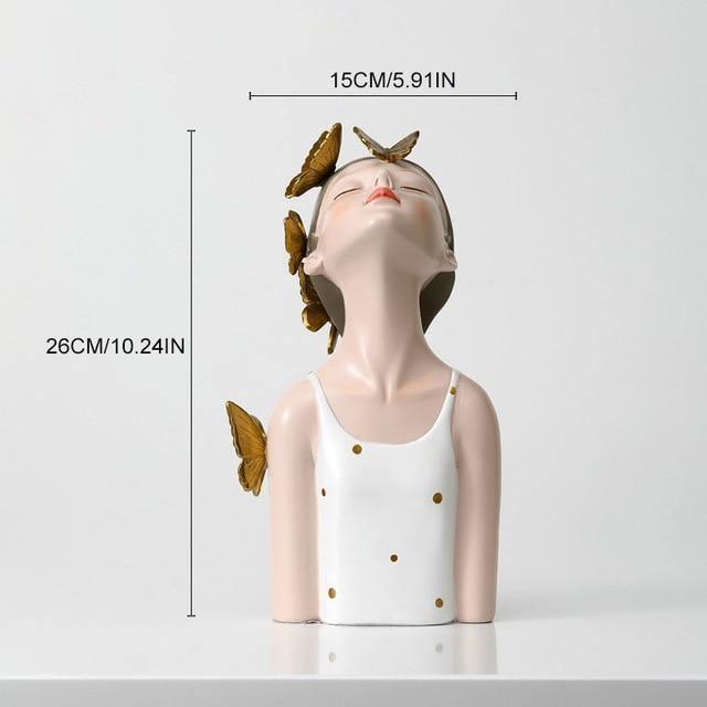 Fjärilsinspirerad Woodland Lady Dekoration