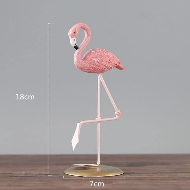Exotiska Flamingo Statyetter