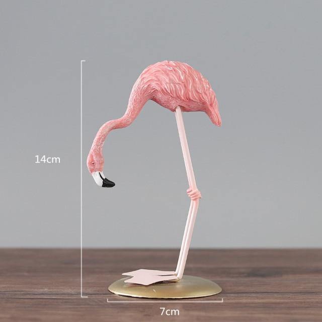 Exotiska Flamingo Statyetter