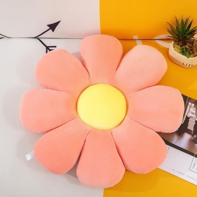 BloomCushion – Blomformad Kastkudde med Charmig Design