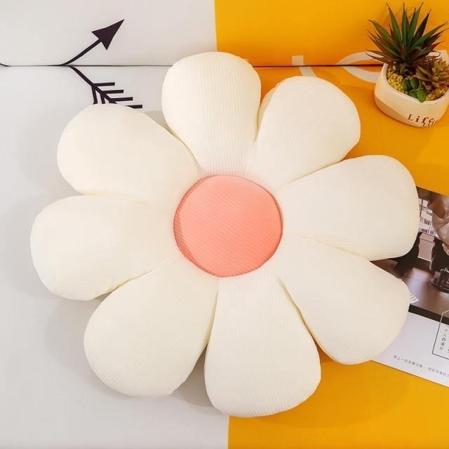 BloomCushion – Blomformad Kastkudde med Charmig Design