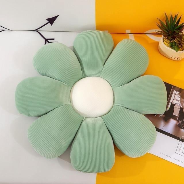 BloomCushion – Blomformad Kastkudde med Charmig Design