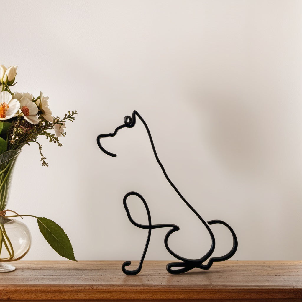 CanineArt – Abstrakta Hundstatyer med Konstnärlig Design
