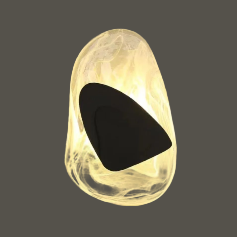 GlassCraft – Modern LED Vägglampa i glas